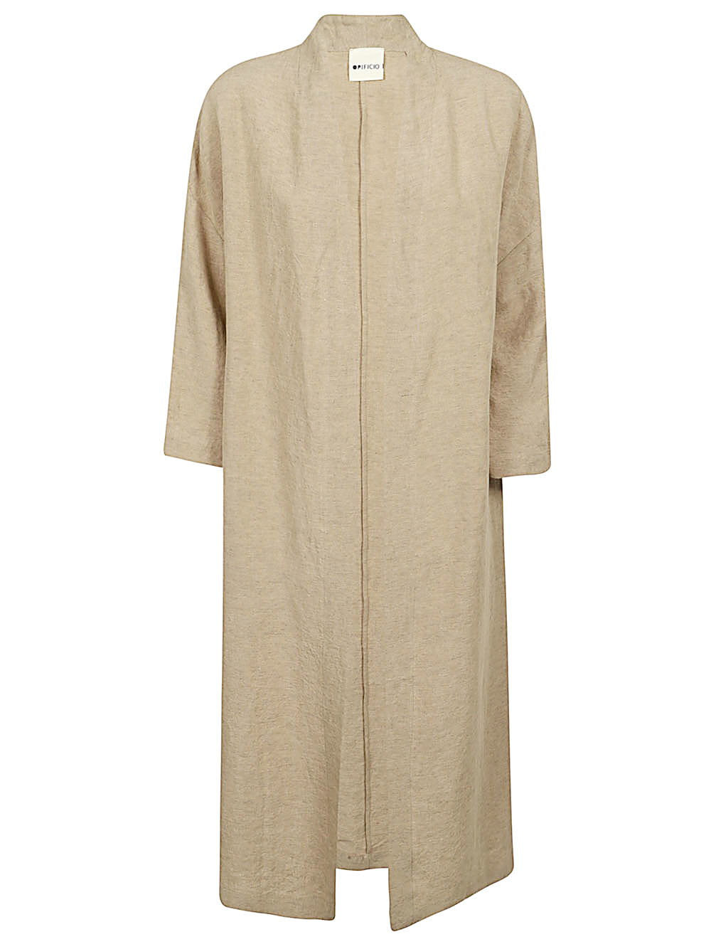 032C Linen Dustcoat Coat — Beige by 032C