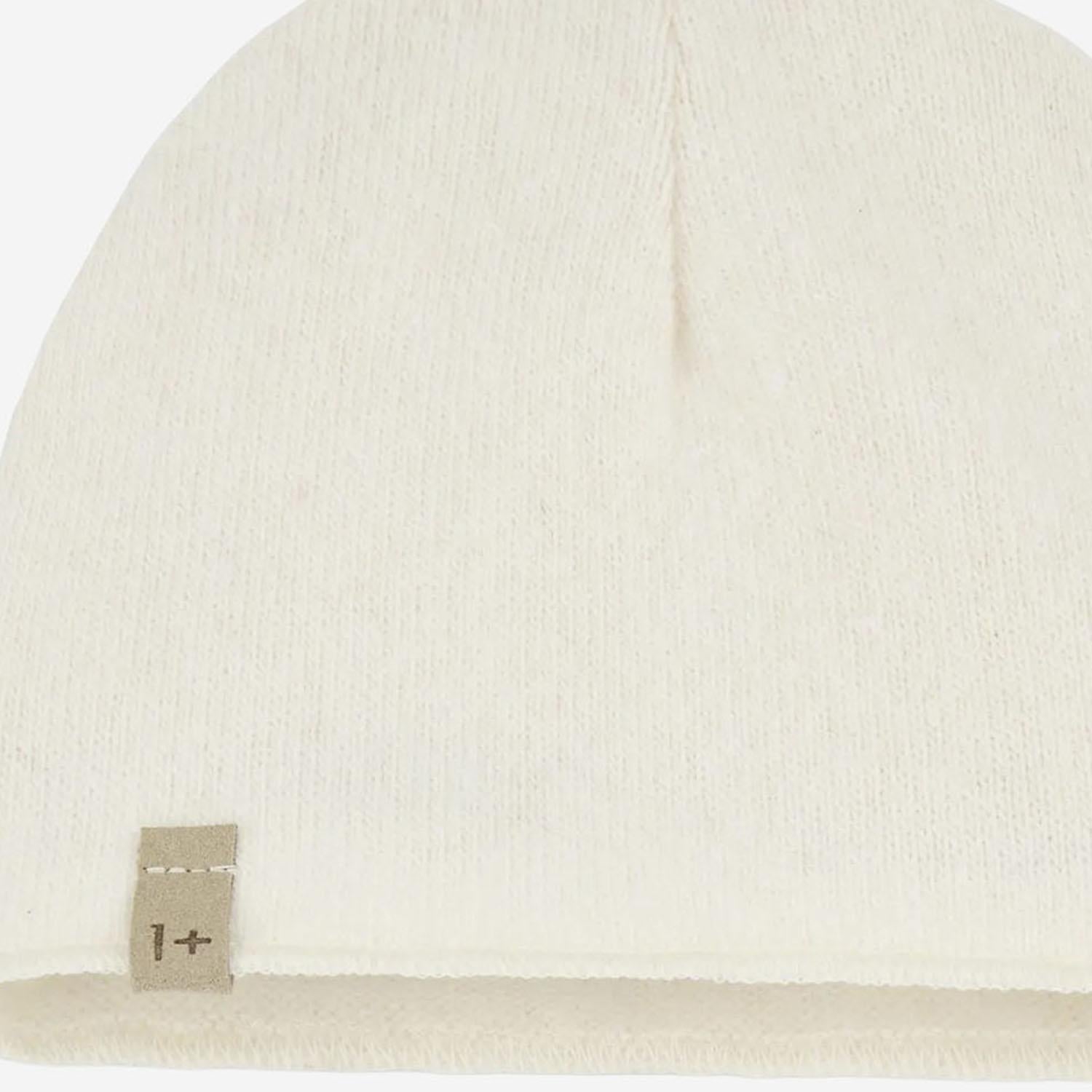 1+ In The Family 25W028 Beanie — White, view 3