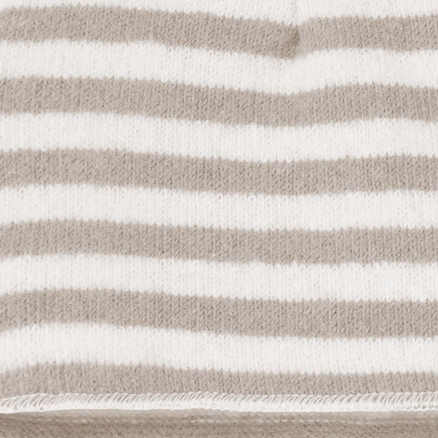 1+ In The Family 25W040 Striped Cotton Beanie — Beige, view 2
