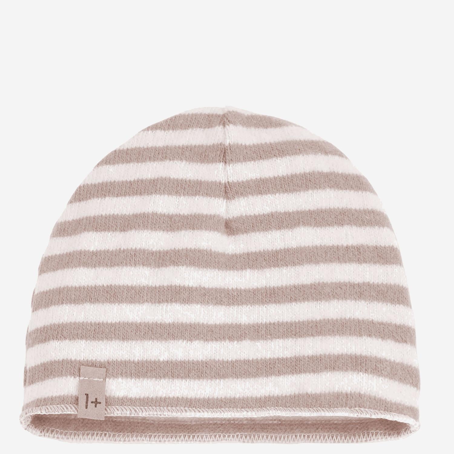 1+ In The Family 25W040 Striped Cotton Beanie — Pink by 1+ In The Family