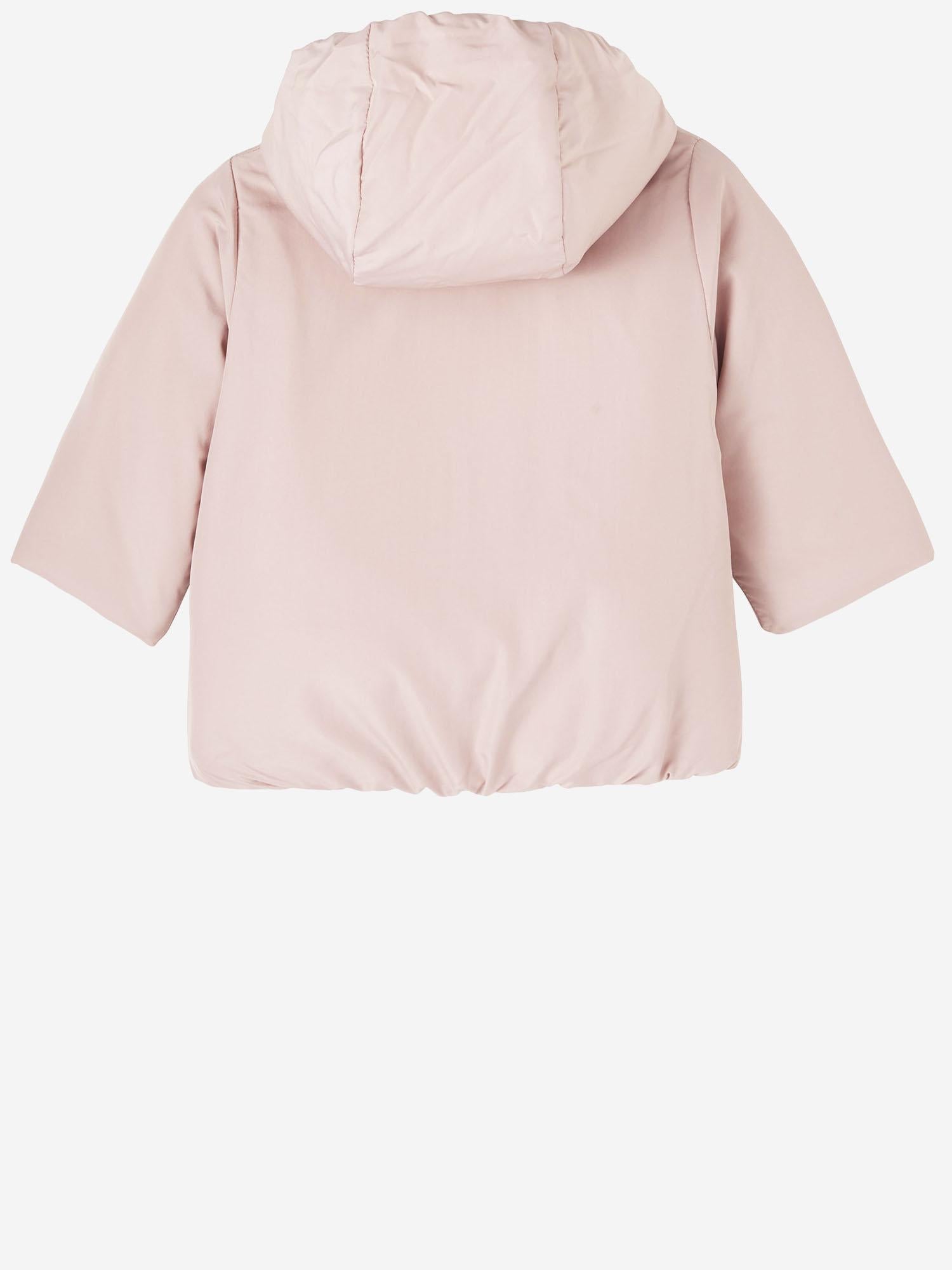 1+ In The Family Padded with Hood Down Jacket — Pink, view 3