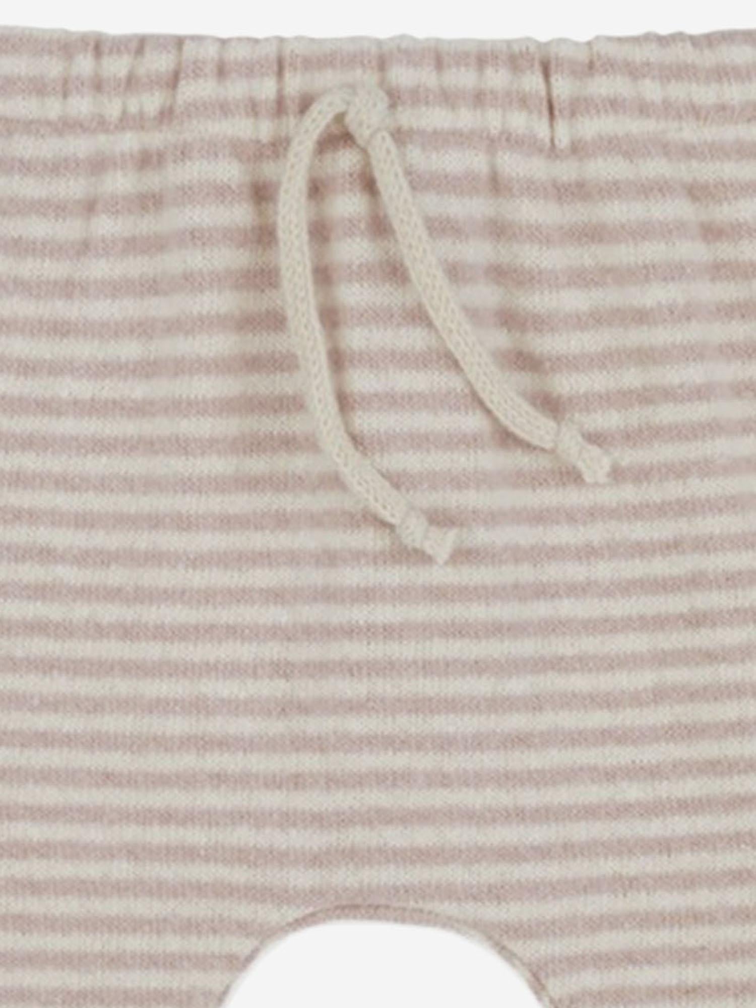 1+ In The Family Striped Cotton-Blend Trousers — Pink, view 3
