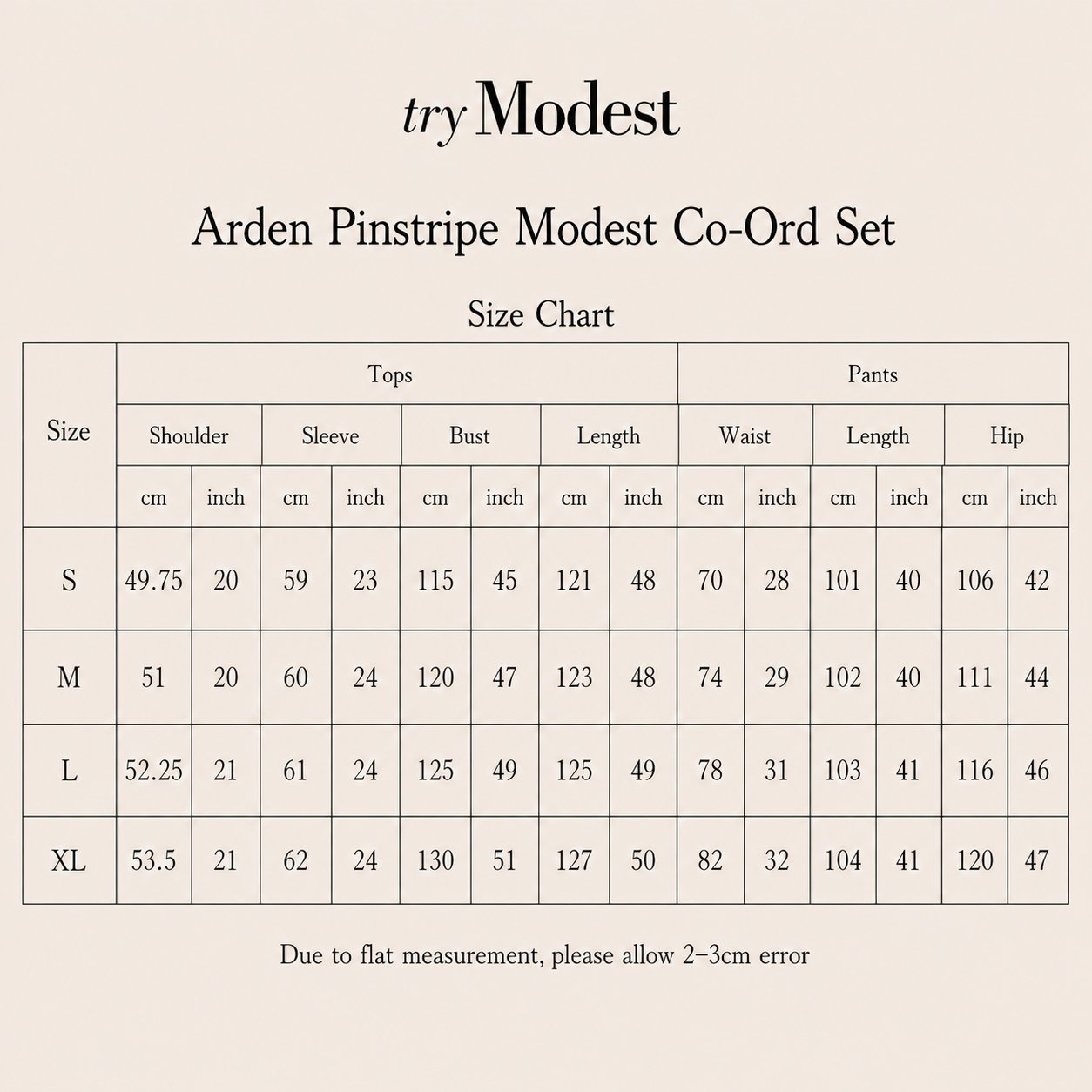 Arden Pinstripe Modest Co-Ord Set, view 5