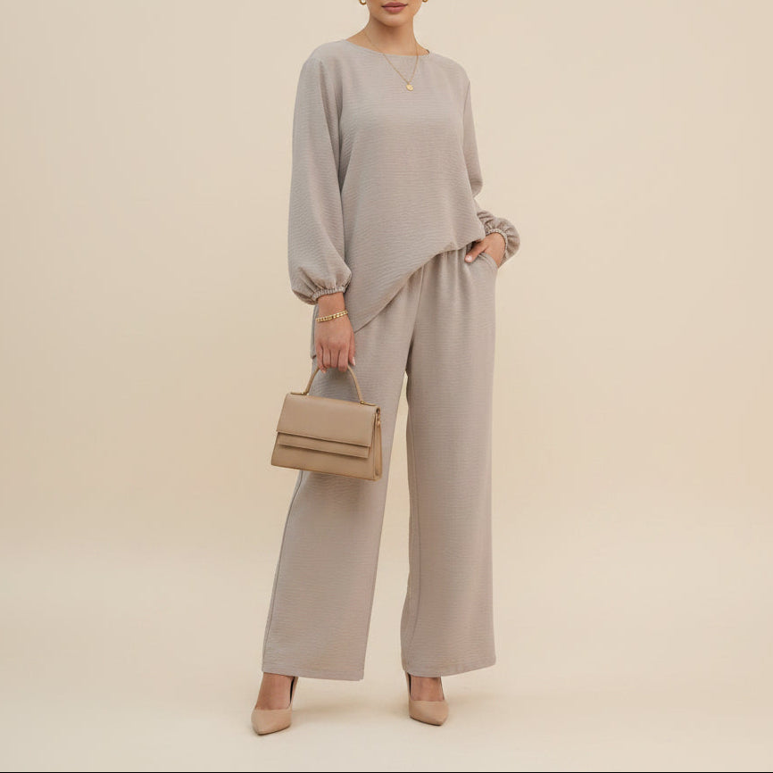 Kaia Relaxed Modest Co-Ord Set, view 3