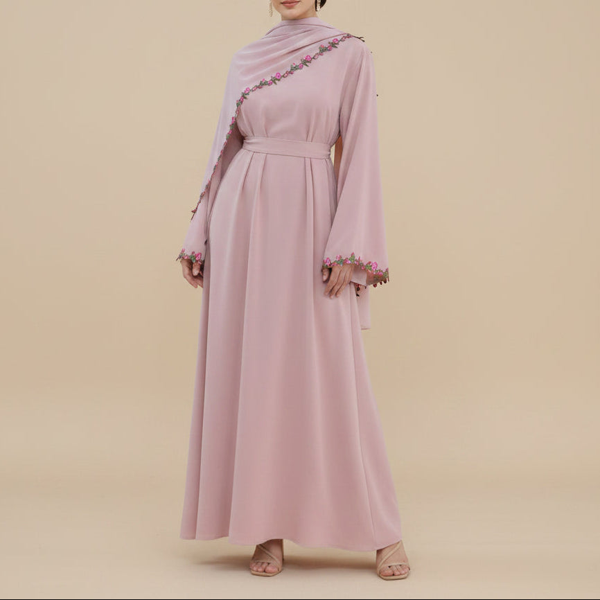 Jouri Floral Nida Abaya & Hijab Set by Try Modest