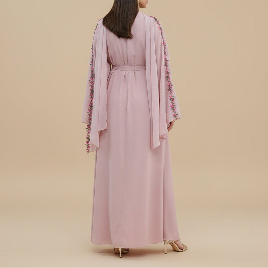 Jouri Floral Nida Abaya & Hijab Set, view 4