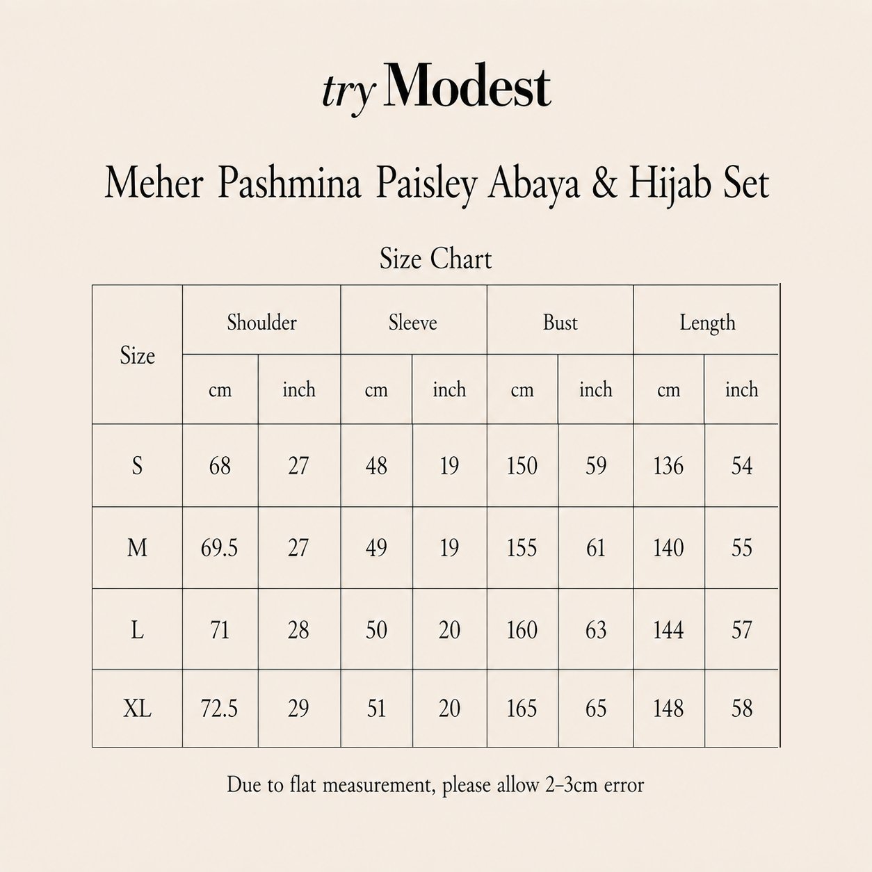 Meher Pashmina Paisley Abaya & Hijab Set, view 6