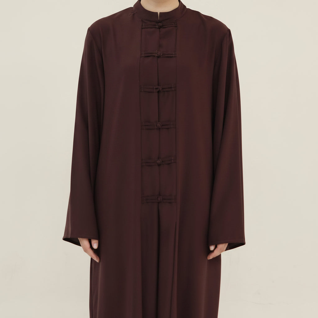 Isla Button-Front Nida Abaya, view 7