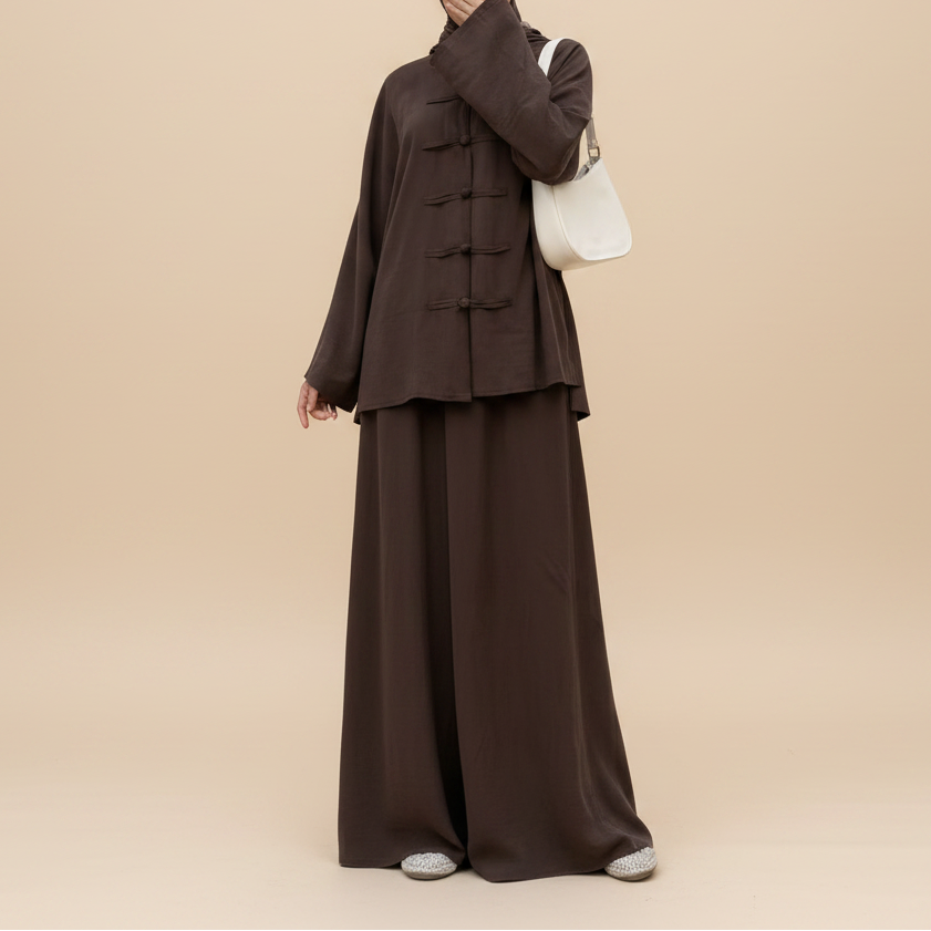 Dijla Button-Front Modest Co-Ord Set by Try Modest