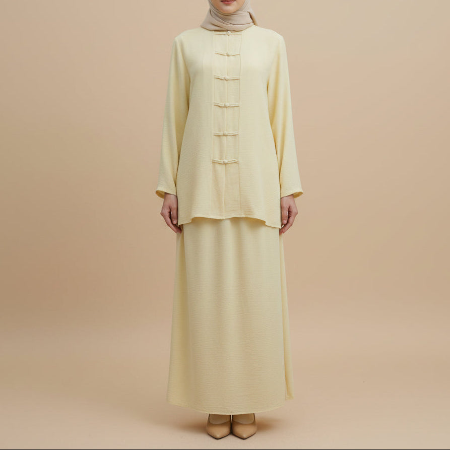 Dijla Button-Front Modest Co-Ord Set, view 7