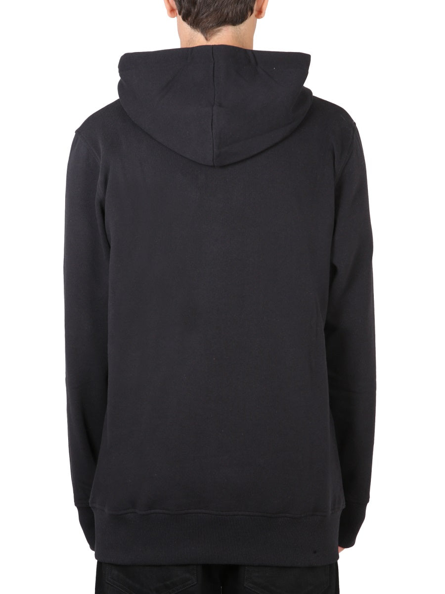 1017 Alyx 9sm Logo-Print Hooded Sweatshirt — Black, view 2