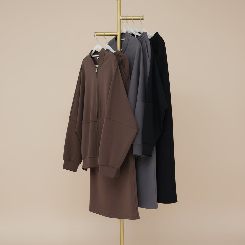 Nerina Modest Sweatshirt & Long Skirt Two-Piece Set, view 2
