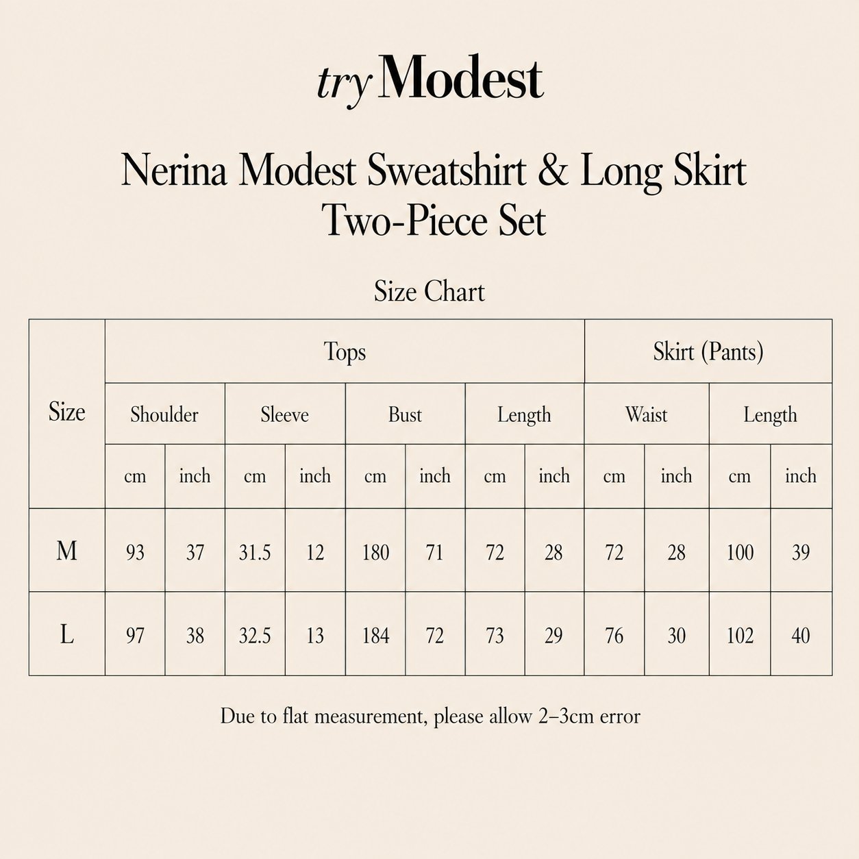 Nerina Modest Sweatshirt & Long Skirt Two-Piece Set, view 4