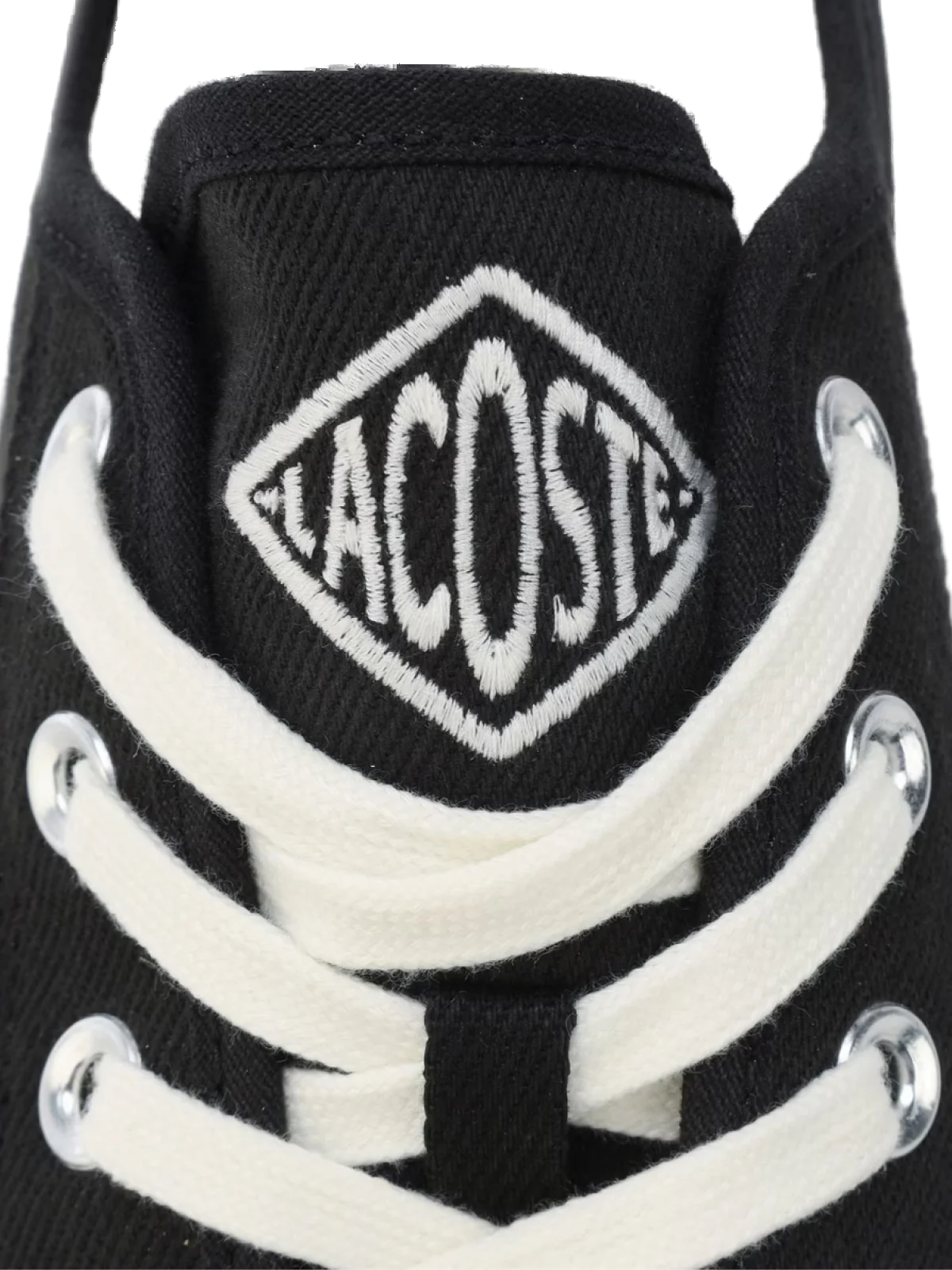 Lacoste Low-Top Sneaker — Black, view 3