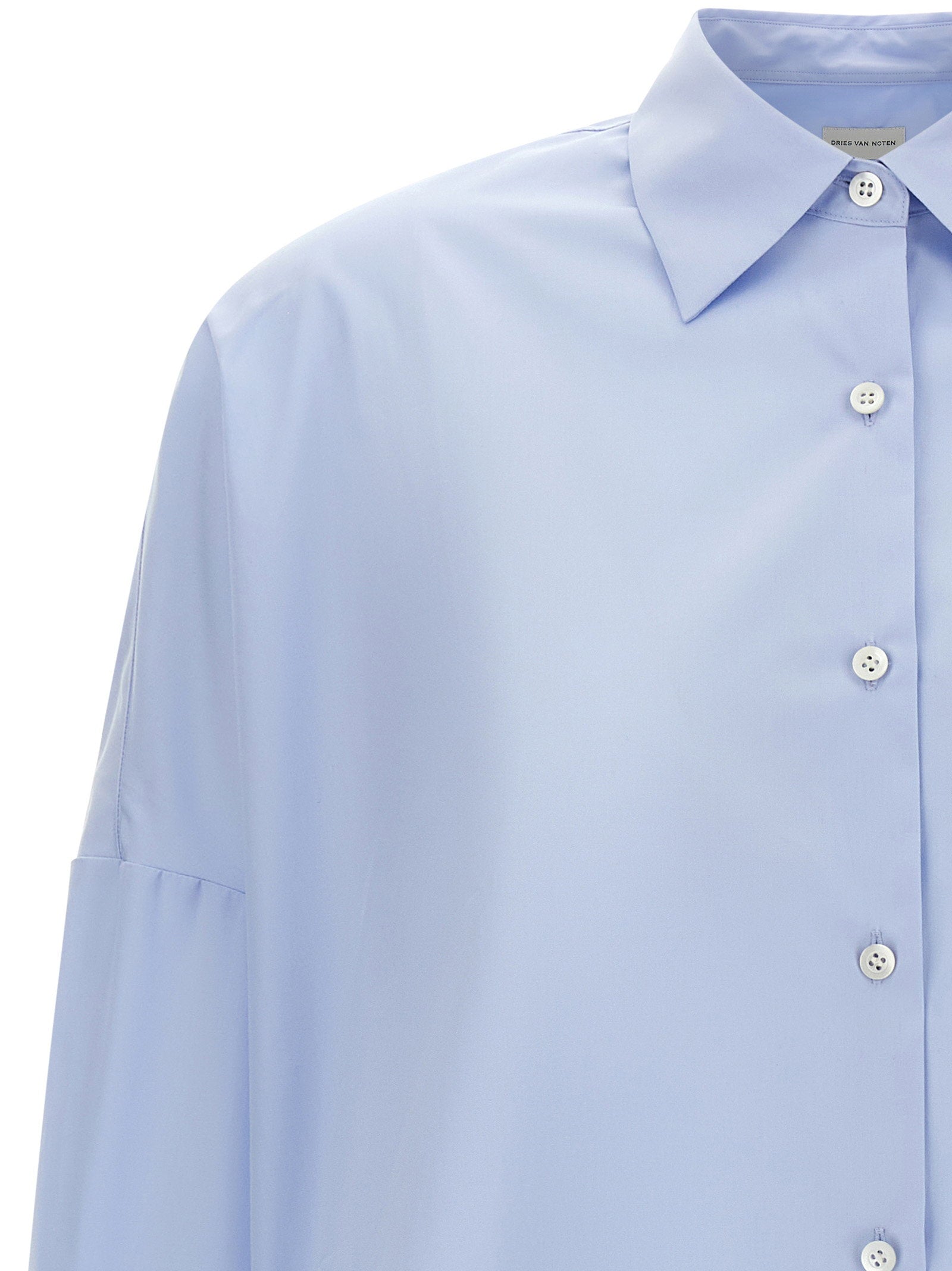 Dries Van Noten Casia Shirt — Light Blue - S, view 3