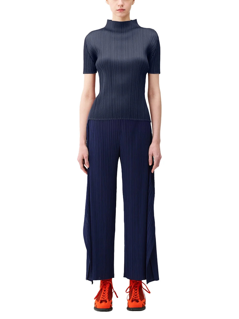 Issey Miyake Top — Navy, view 3