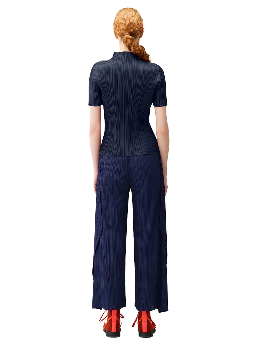 Issey Miyake Top — Navy, view 5