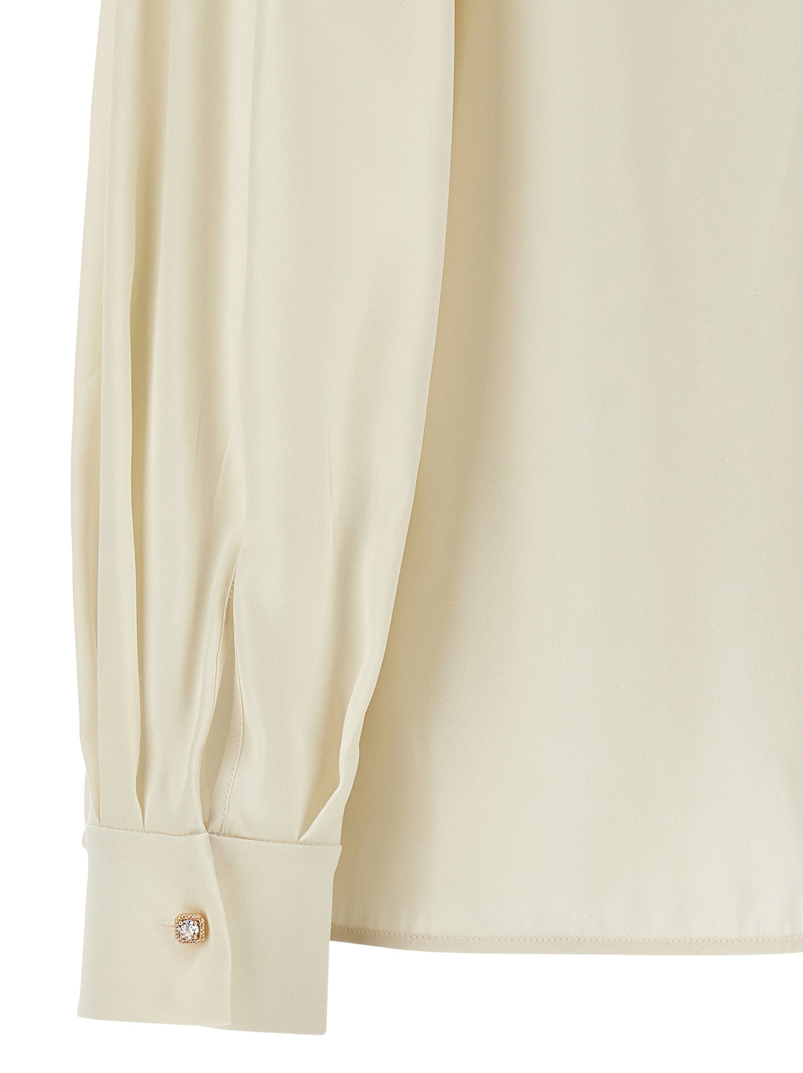 Max Mara Studio Vongola Shirt — Cream, view 4