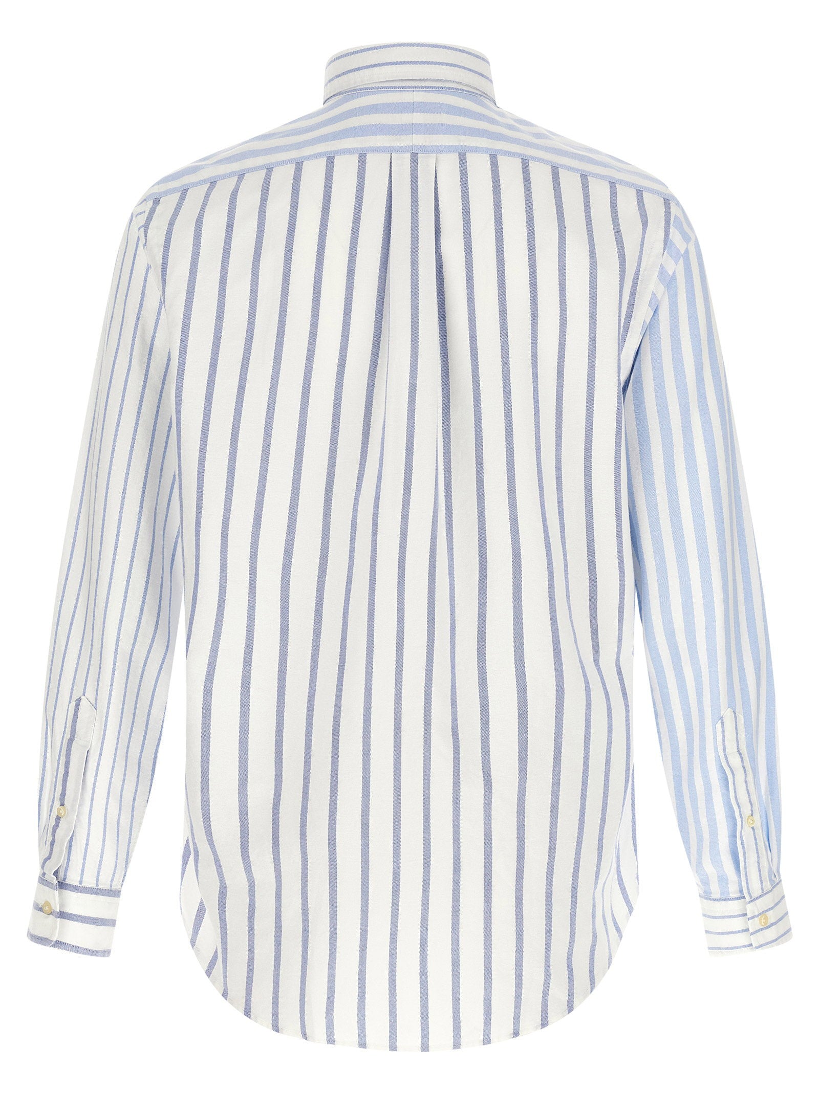 Polo Ralph Lauren Striped Oxford Cotton Shirt — Blue - XL, view 2