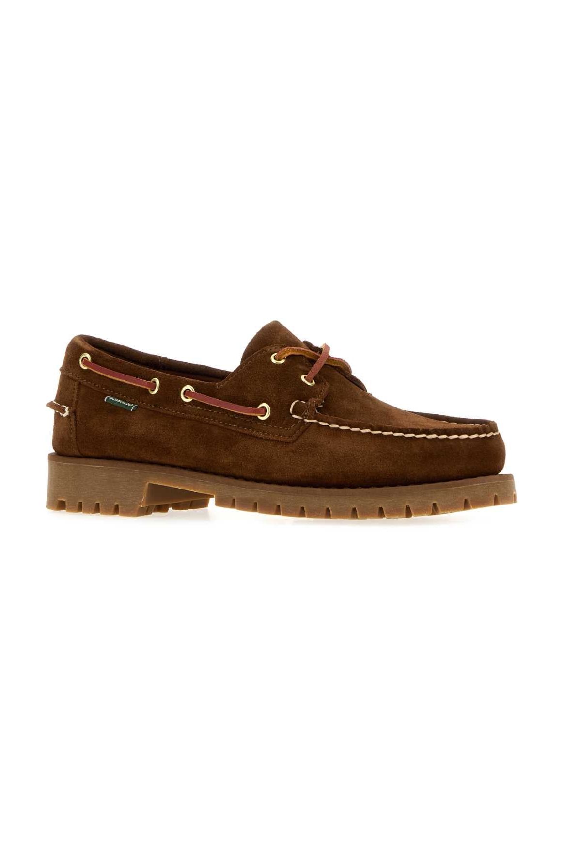 Sebago Suede Boat Shoe Loafer — Brown, view 2