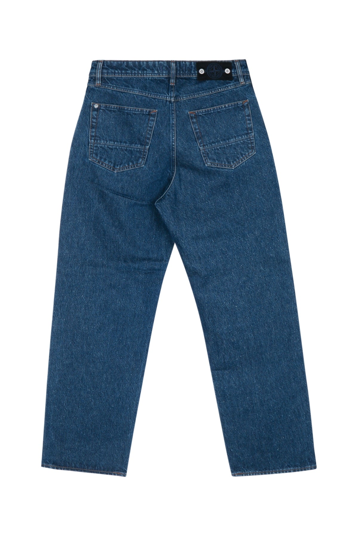 Stone Island Straight-Leg Denim Jeans — Blue, view 2