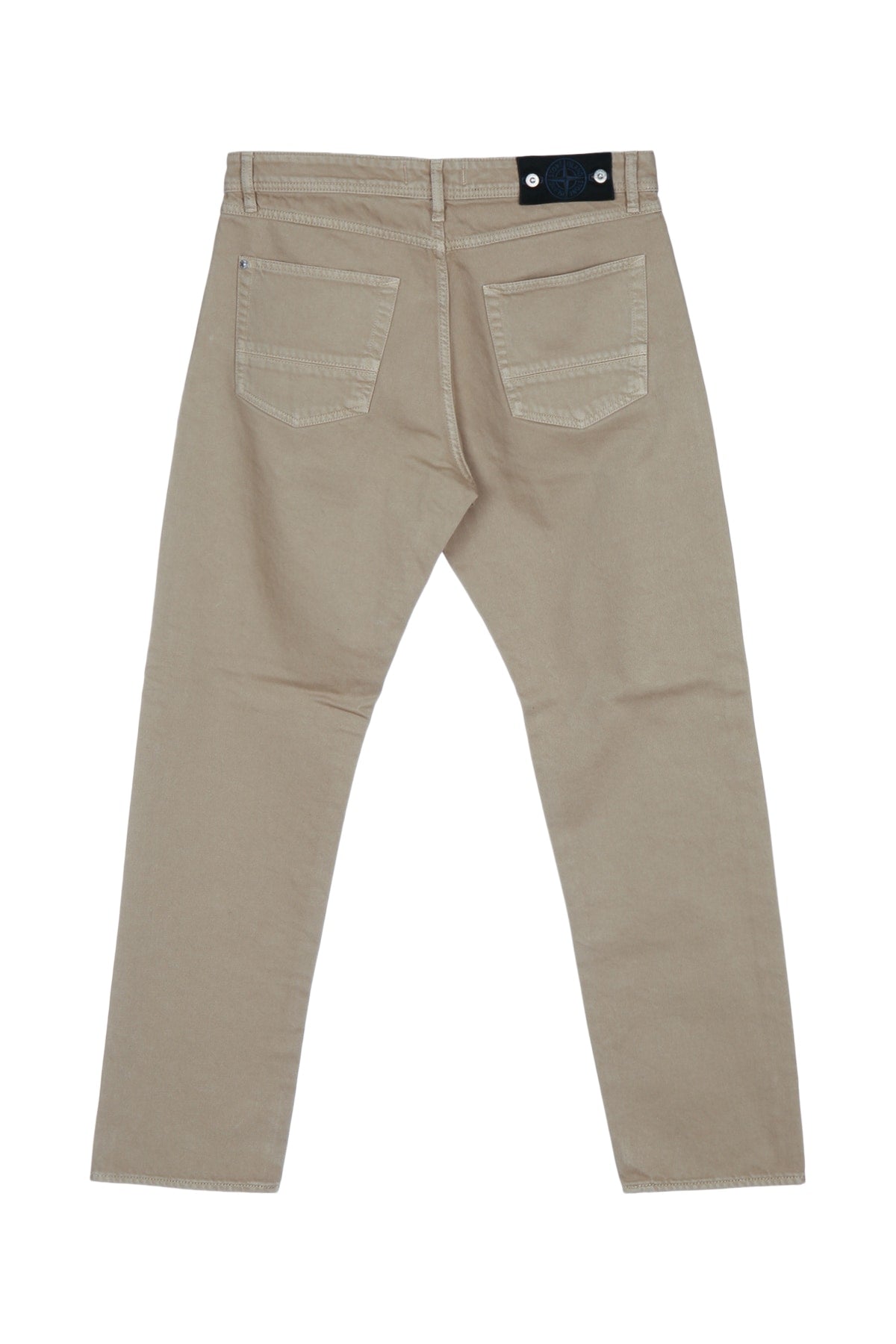 Stone Island Cotton Trousers — Beige, view 2