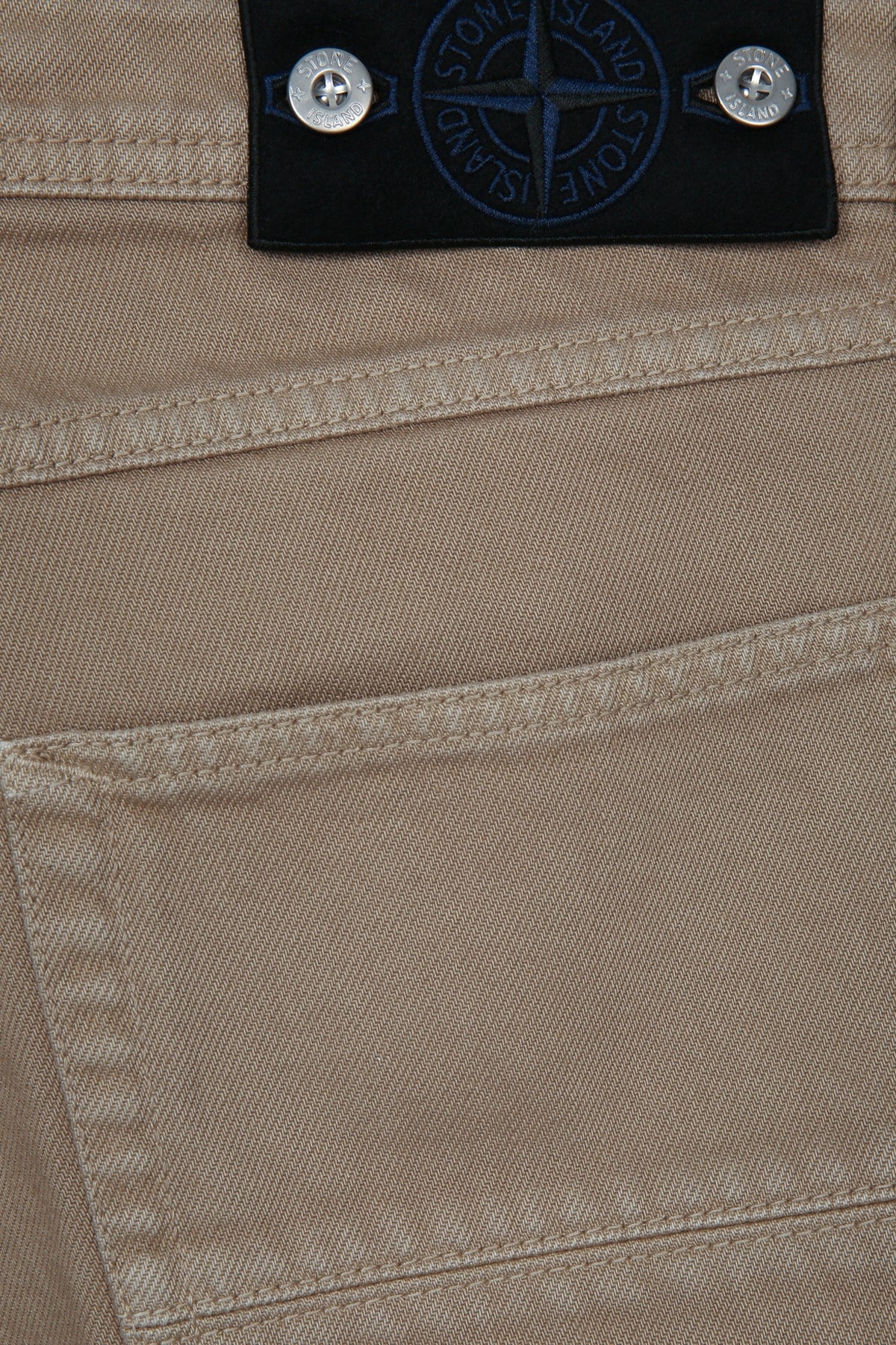 Stone Island Cotton Trousers — Beige, view 3