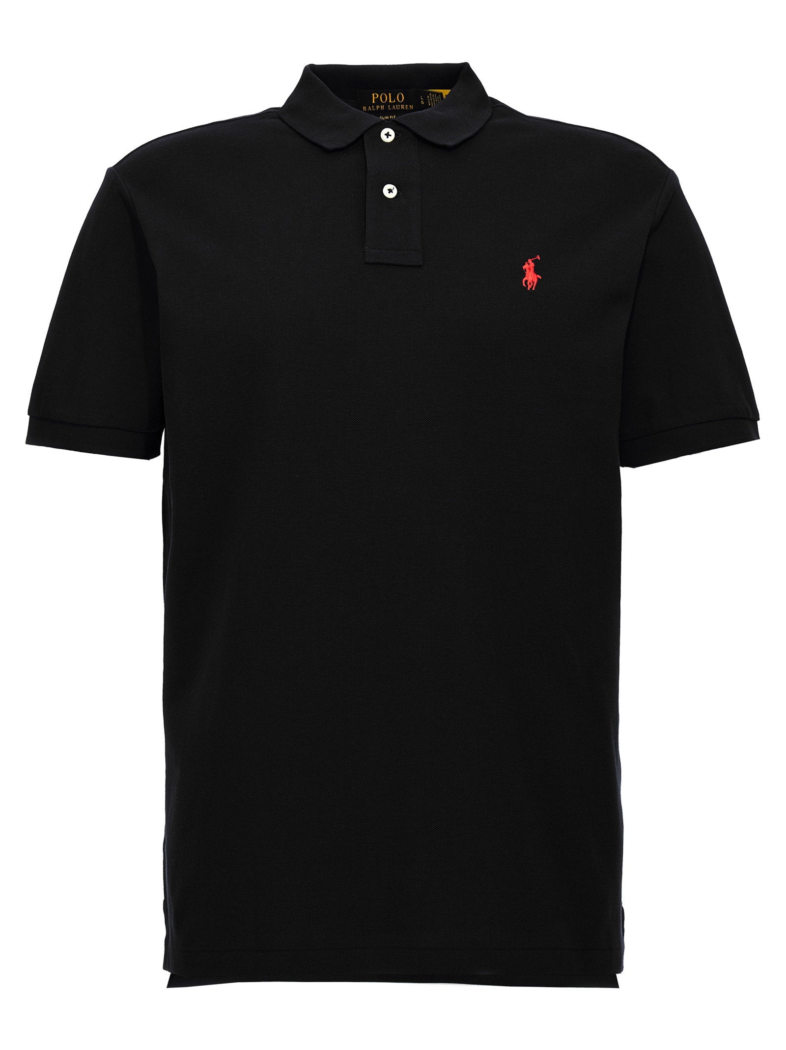 Polo Ralph Lauren Embroidered Logo Polo — Black by Polo Ralph Lauren