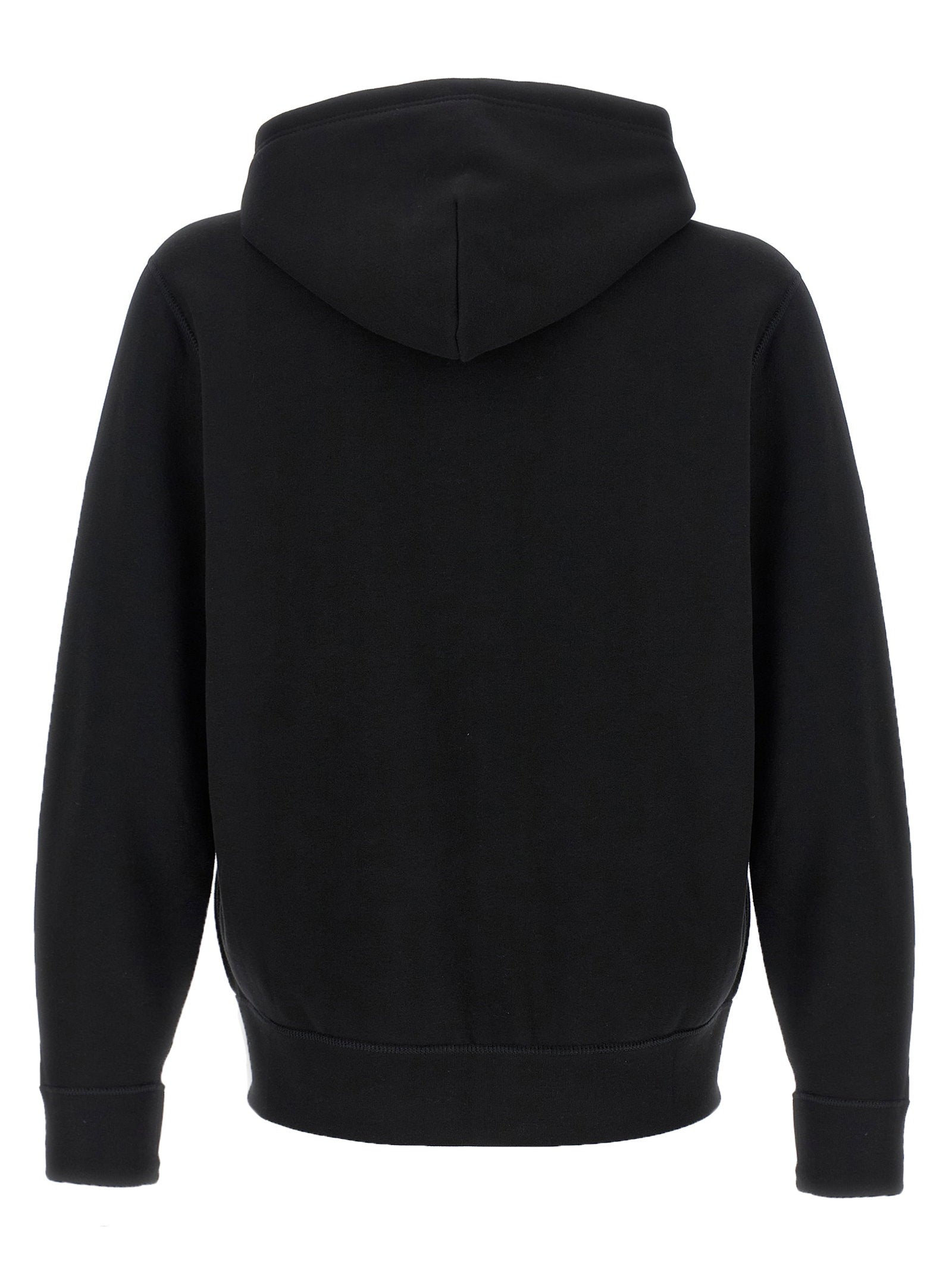 Polo Ralph Lauren Logo-Embroidered Cotton Hoodie — Black - S, view 2