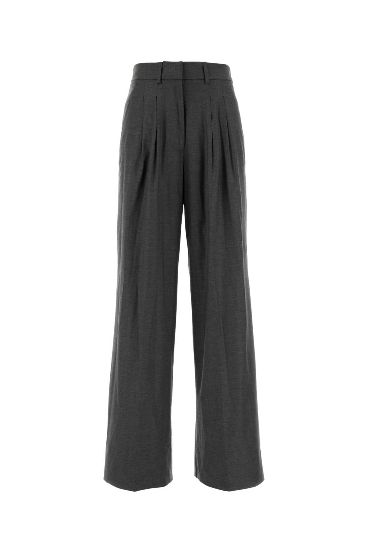 Pt Torino Pleated Virgin Wool Trousers — Gray by Pt Torino