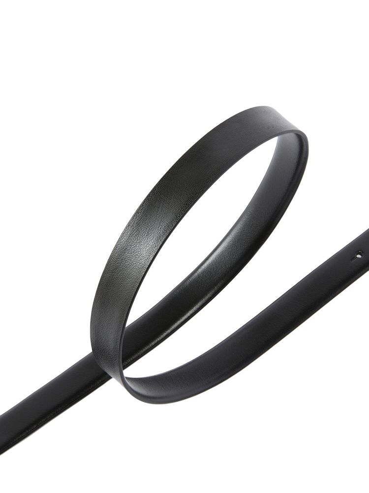 Pinko Round Enamel Belt — Black, view 4