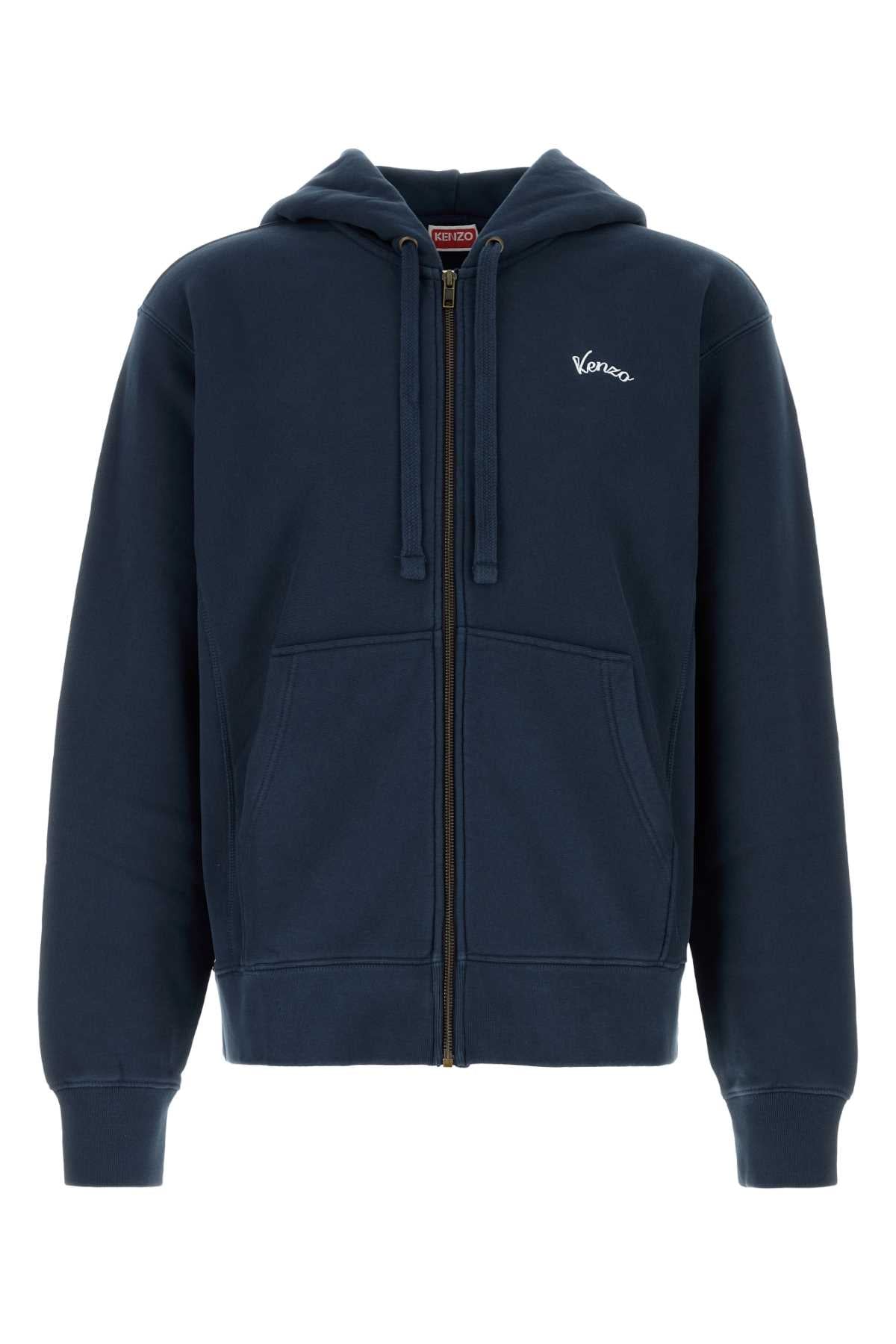 Kenzo Cotton Sweater — Blue by Kenzo