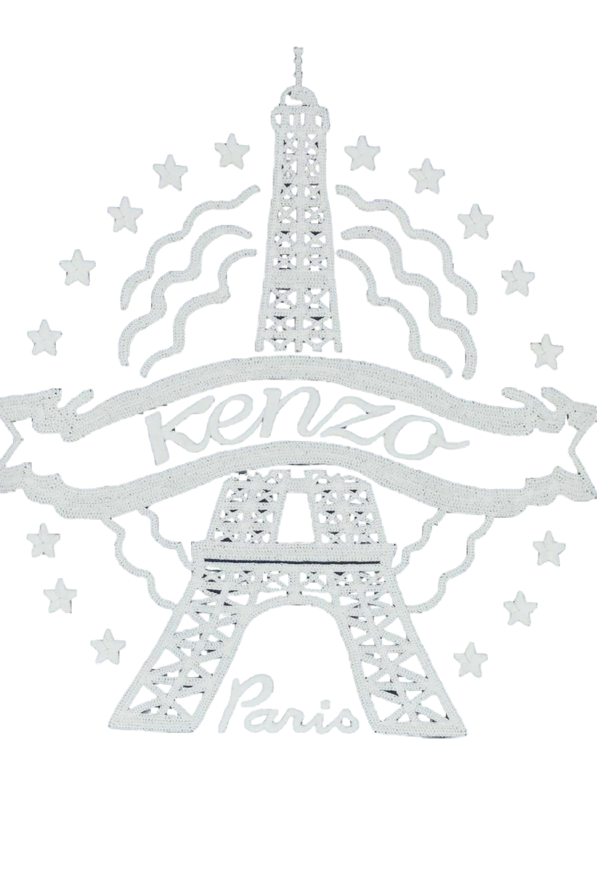Kenzo Cotton Sweater — Blue, view 3