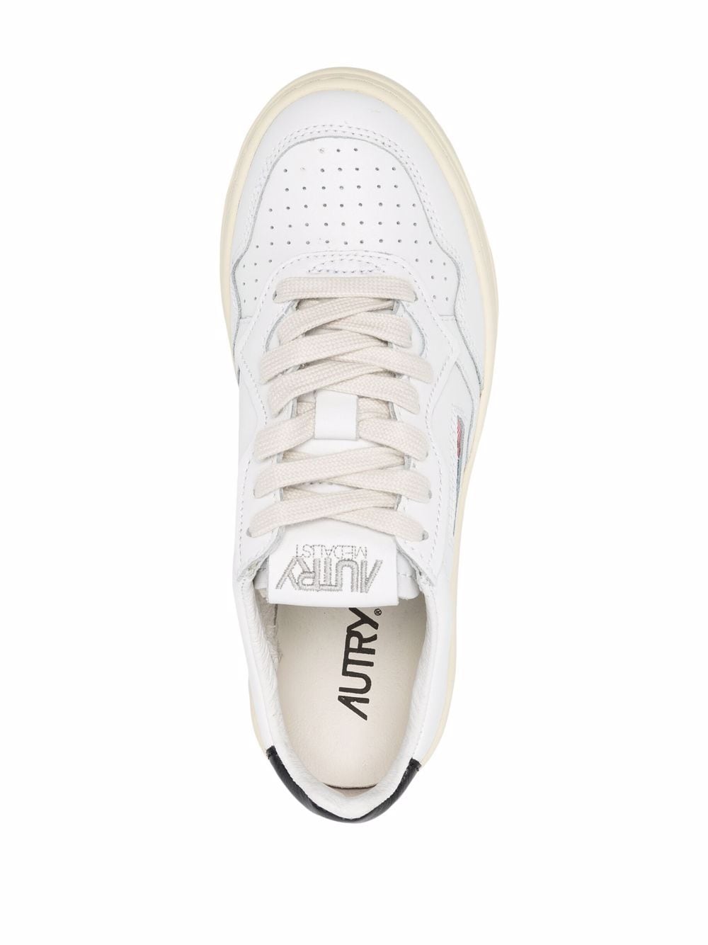 Autry Medialist Low Sneakers — White, view 3