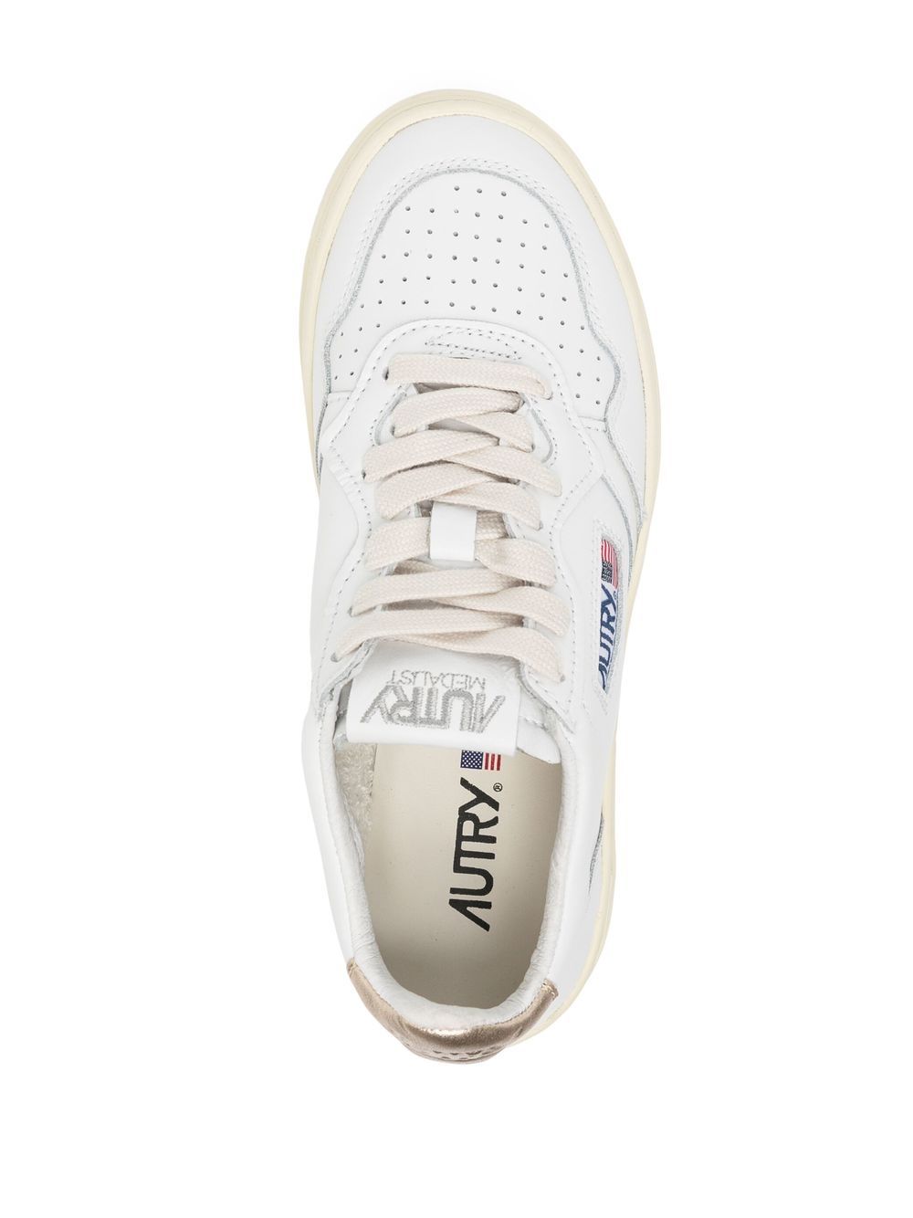 Autry Medialist Low Sneaker — White, view 2