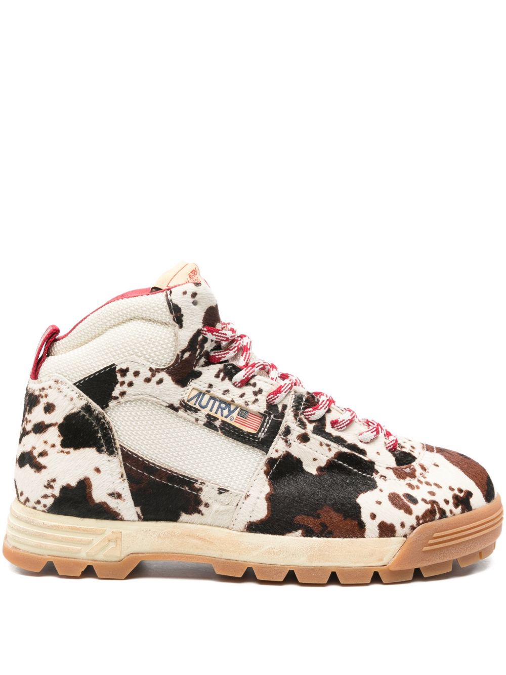 Autry Malga Mid Sneakers — Cream by Autry