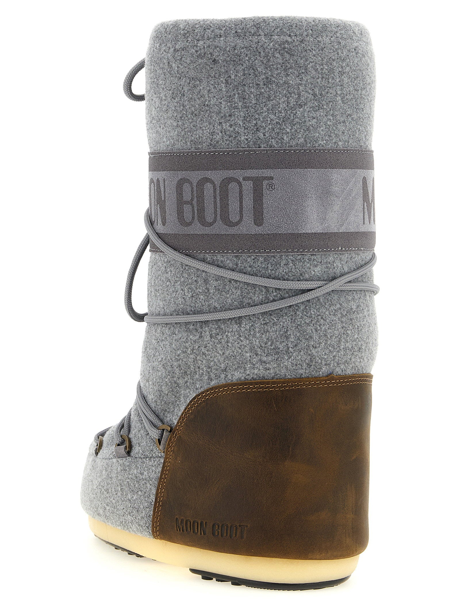 Moon Boot Icon Boots — Gray, view 3