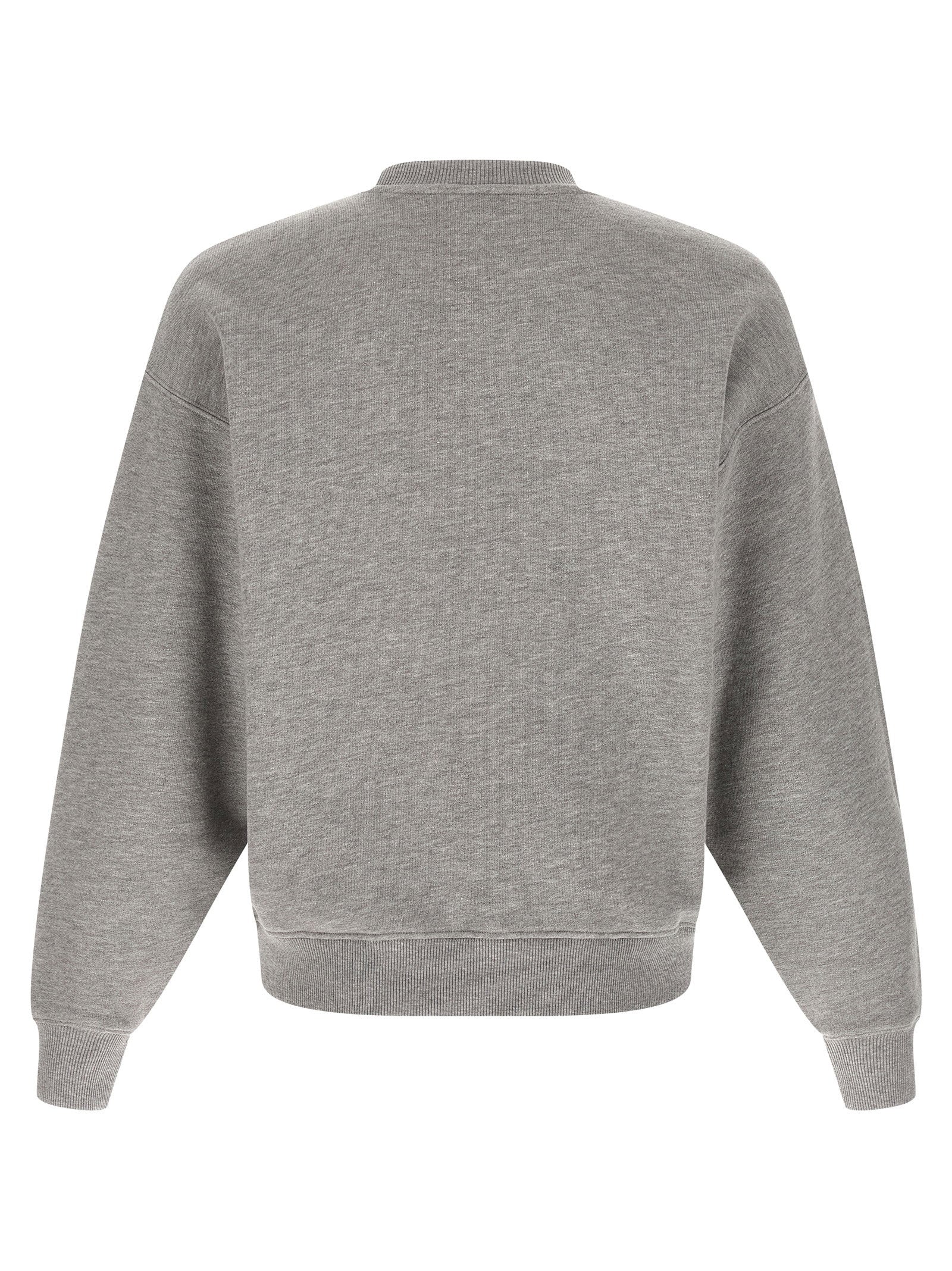 Autry Logo-Embroidered Sweatshirt — Grey, view 2