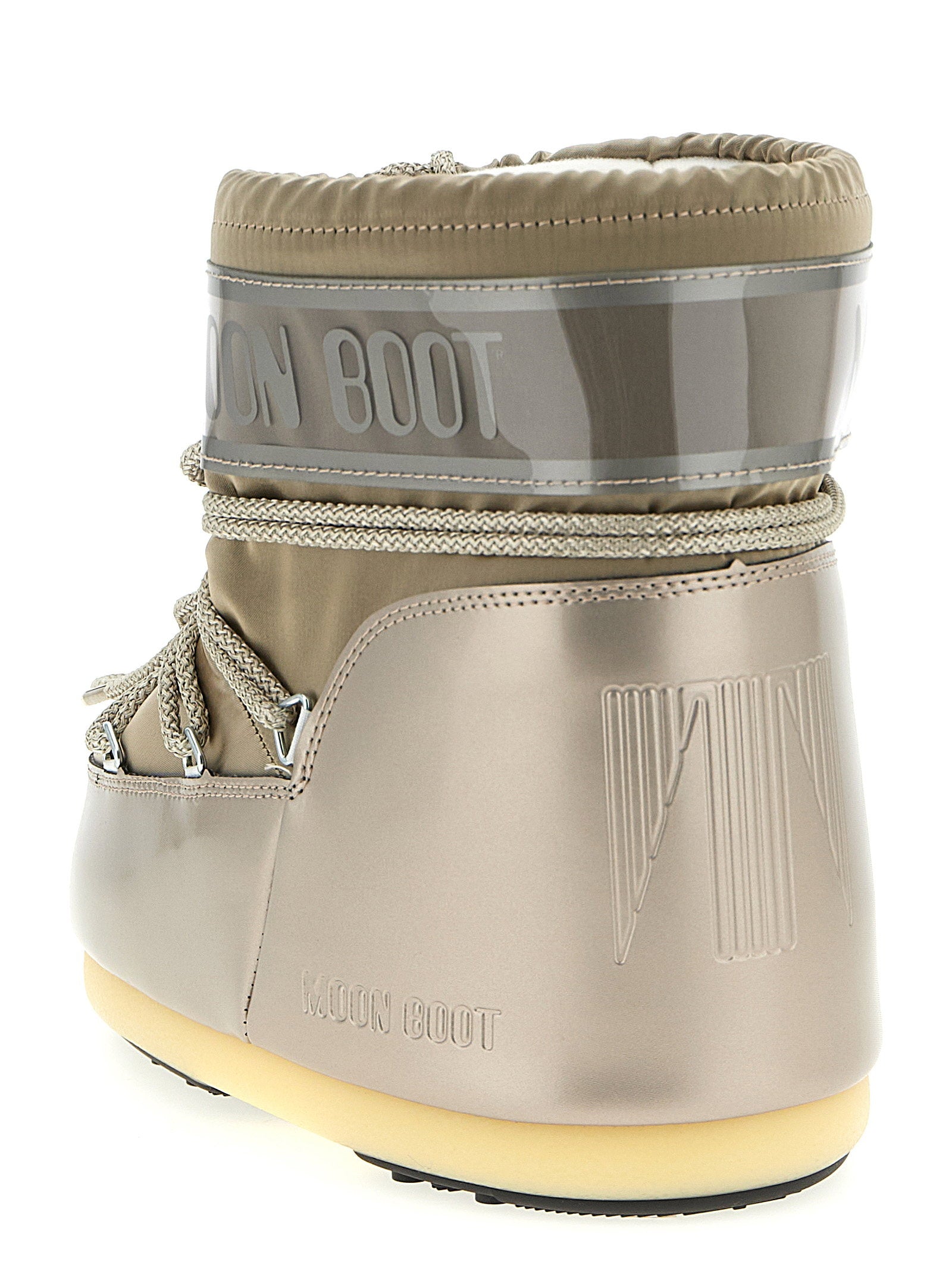Moon Boot Icon Low Glance Ankle Boot — Cream, view 3