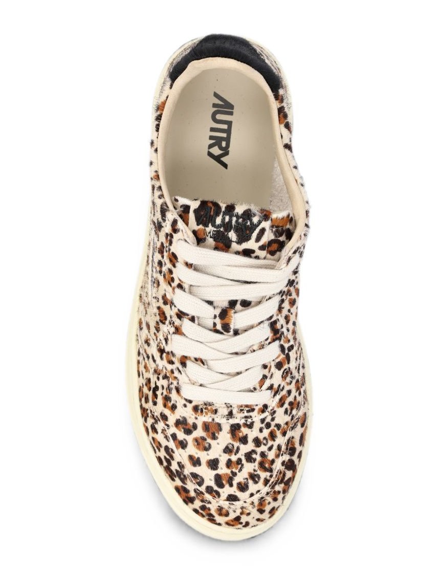 Autry Medialist Low Sneaker — Brown, view 3