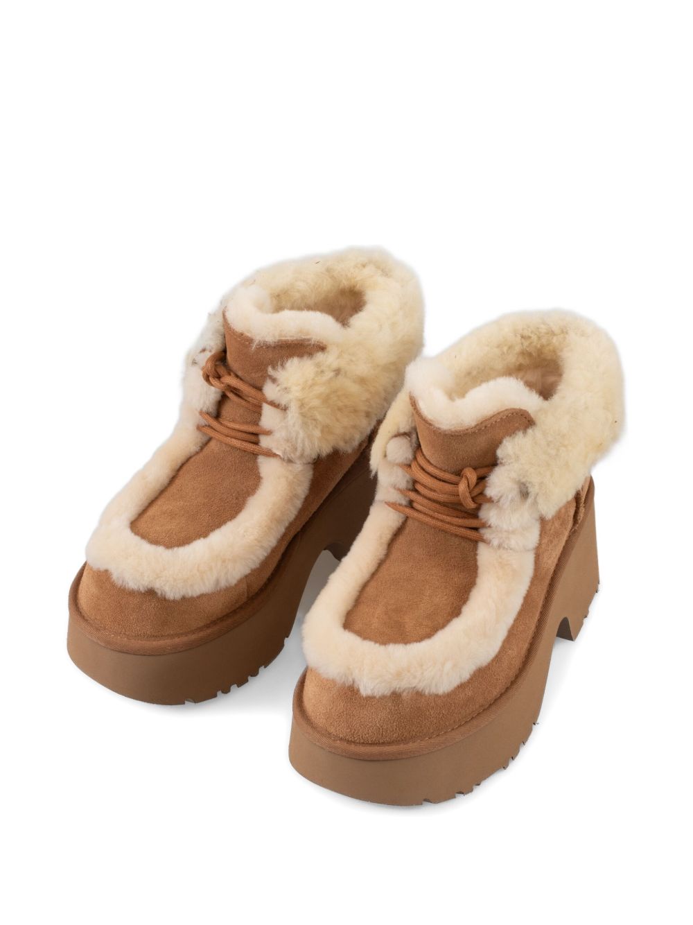 Ugg Esmee Lace Up Boot — Brown, view 3