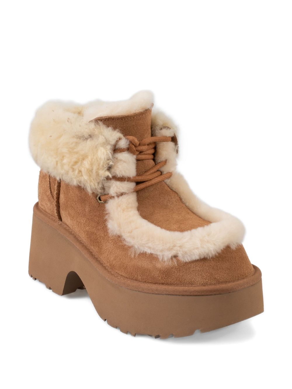 Ugg Esmee Lace Up Boot — Brown, view 4