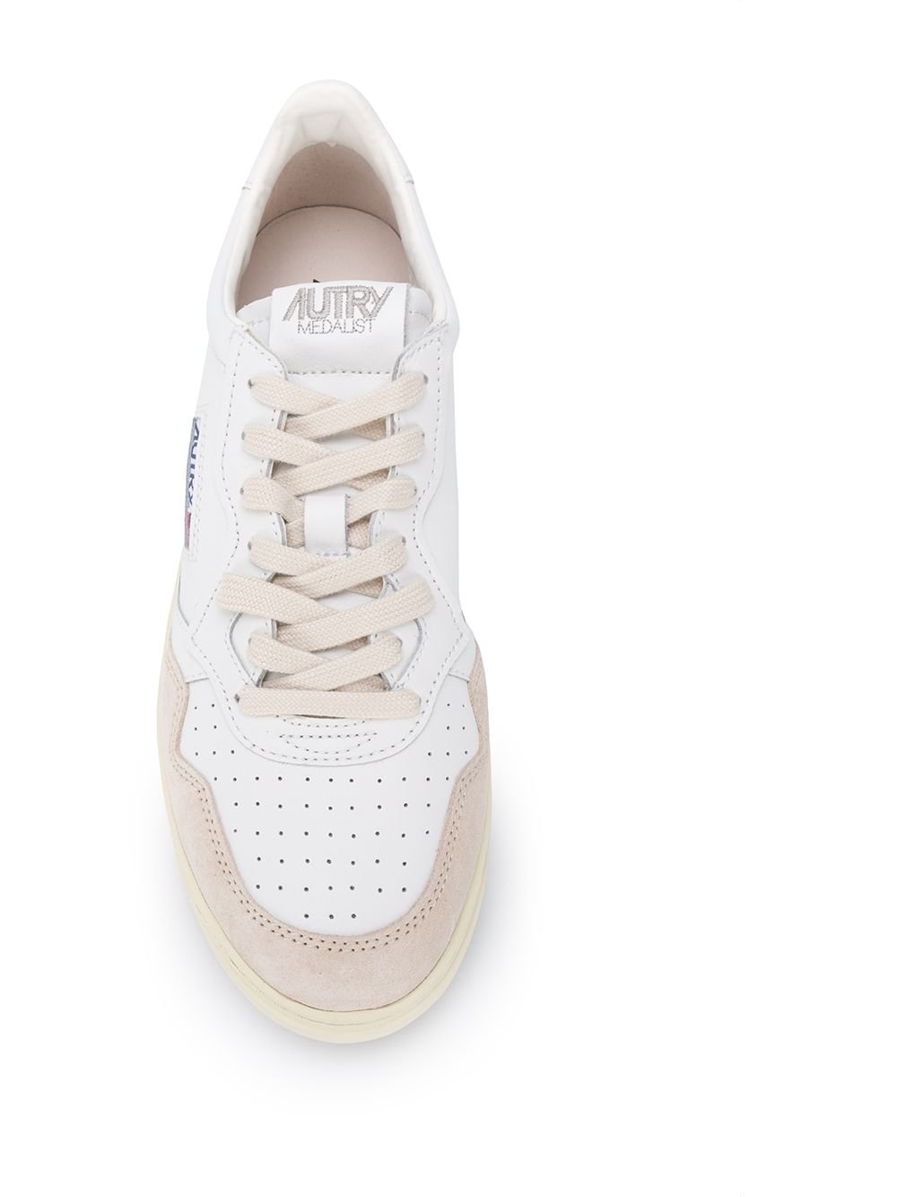Autry Medialist Low Sneaker — White, view 3