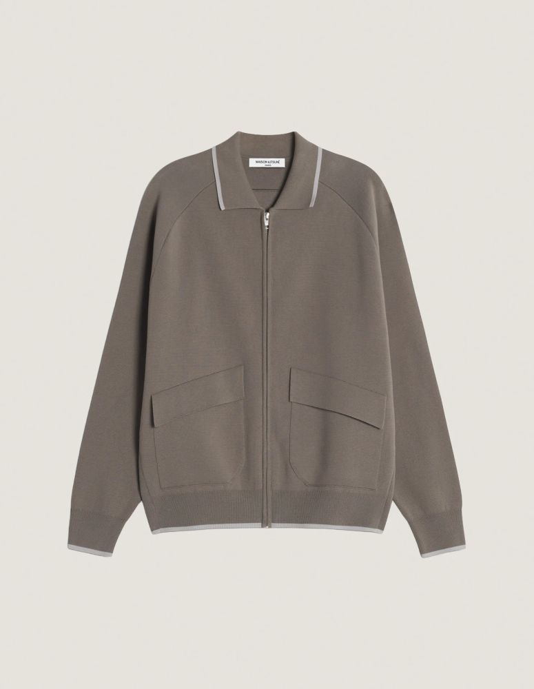 Maison Kitsune Jacket — Taupe by Maison Kitsune