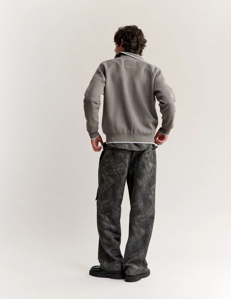 Maison Kitsune Jacket — Taupe, view 2