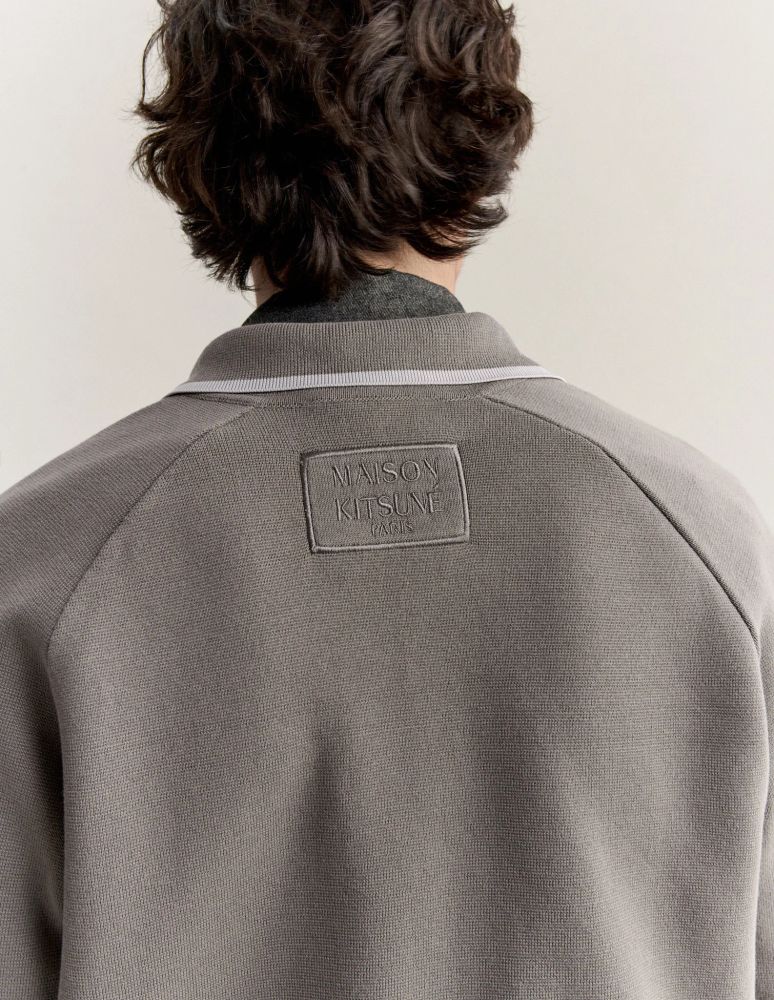 Maison Kitsune Jacket — Taupe, view 3