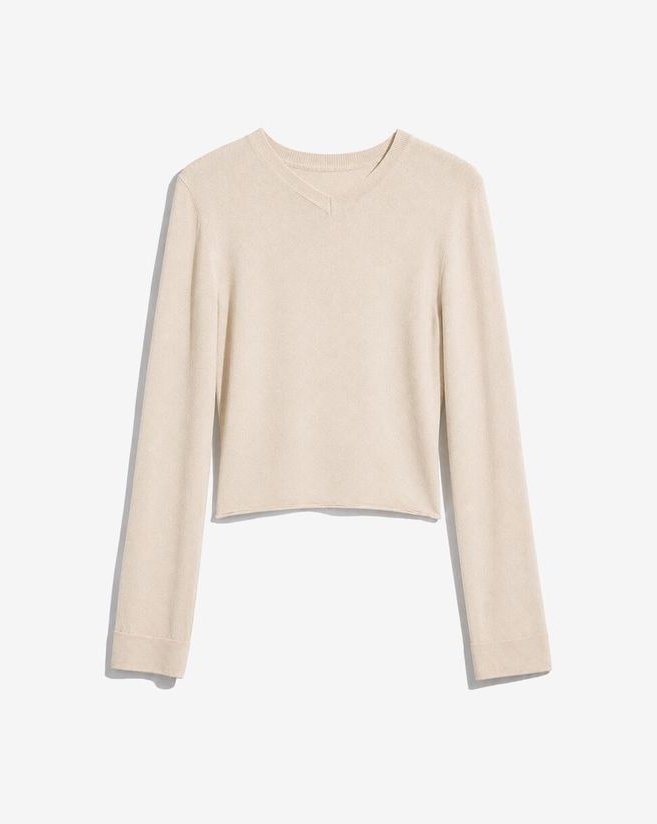 Iro Lightweight Knit Sweater — Beige by Iro