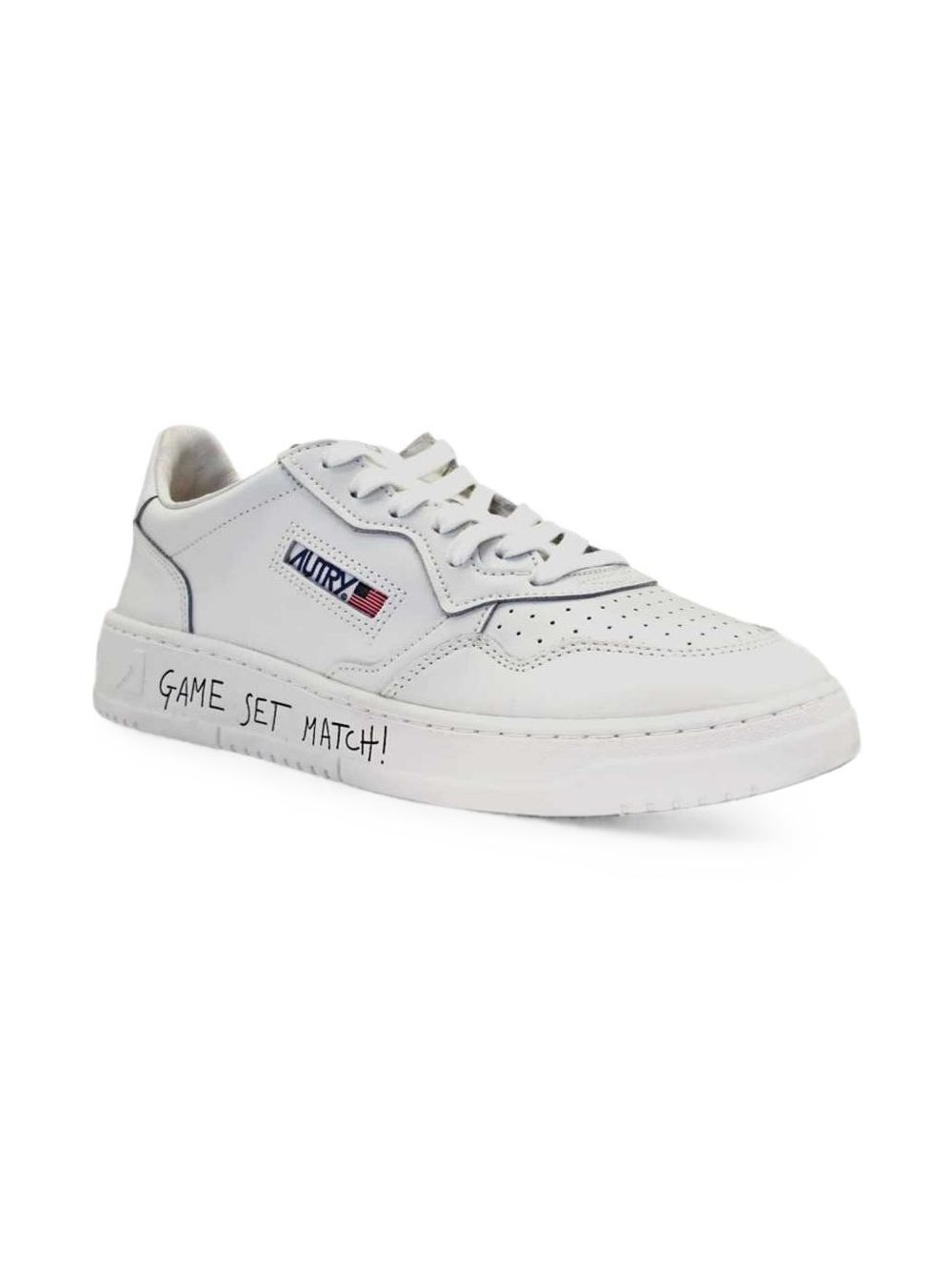 Autry Medialist Low Sneakers — White, view 3