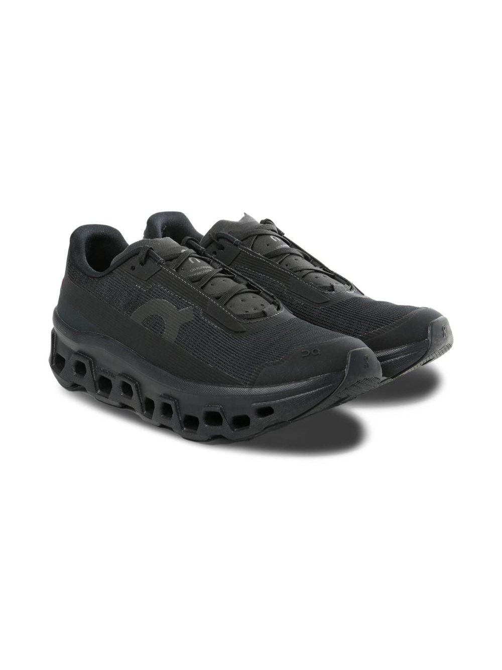 On Cloudmonster Void Sneaker — Black, view 3