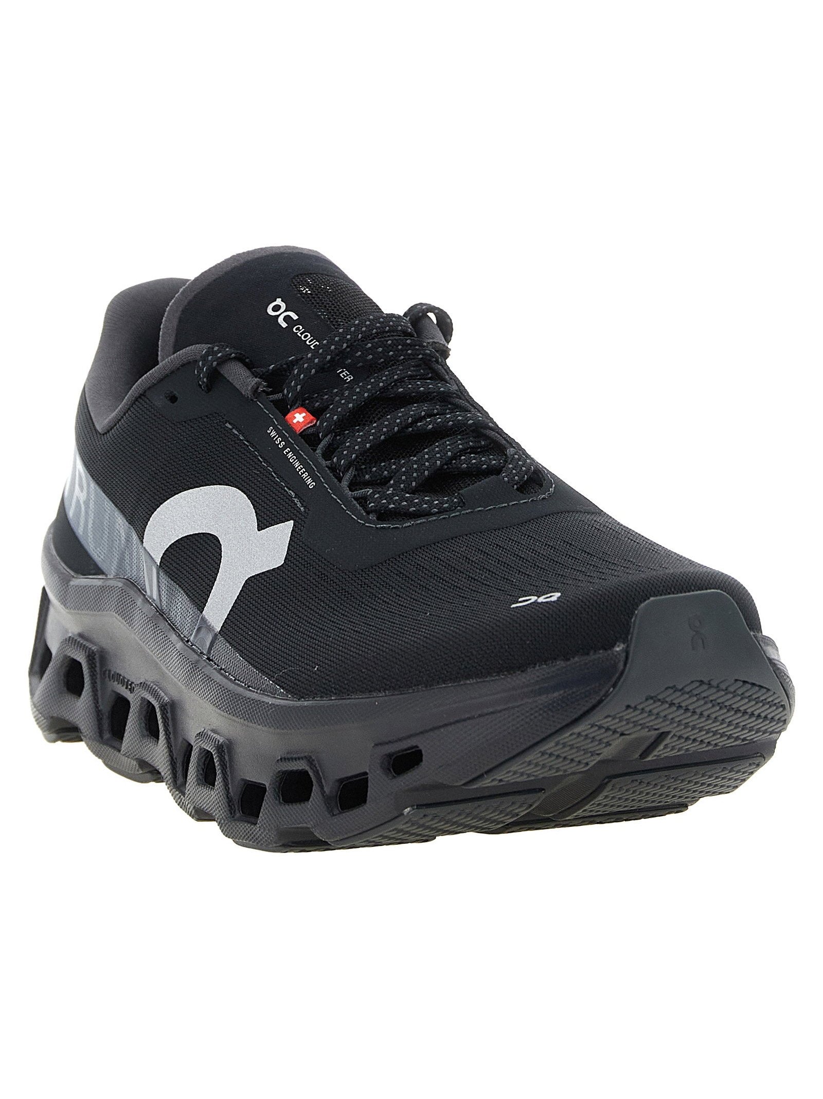 On Cloudmonster 1 Sneaker — Black, view 2